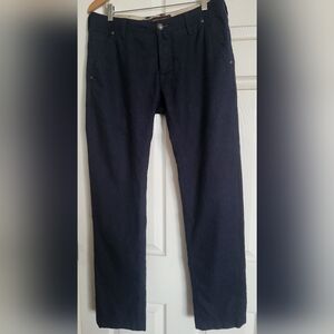 JACOB COHEN CO 613 Men's Cropped Blue Italian Luxury Wool Handmade Jeans Size 33